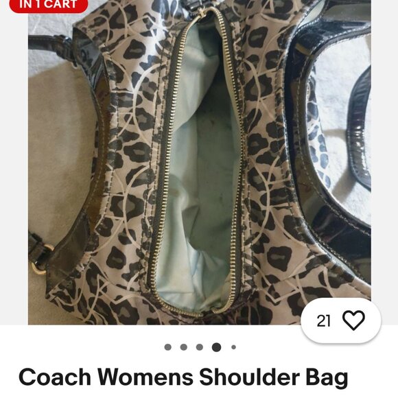 Coach Madison Ocelot Leopard 17751 - Picture 4 of 7